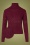Olly Rollneck Sweater Années 60 en Bordeaux