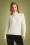 60s Teresia Rollneck Top in Off White