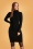 60s Dani Pencil Dress in Black