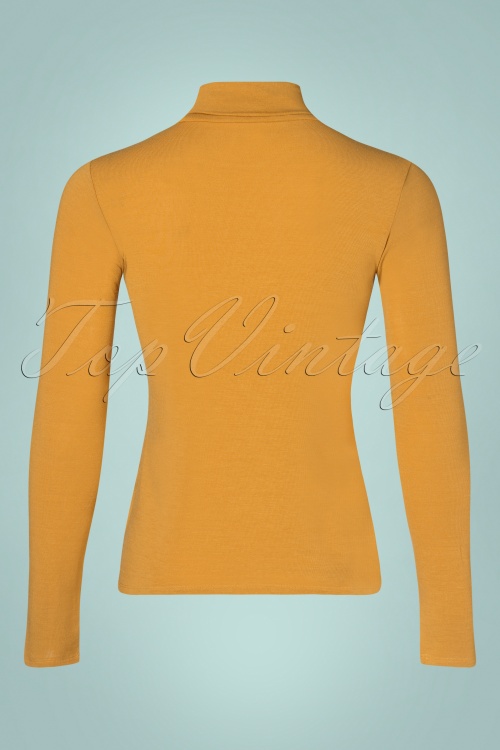 Compania Fantastica - Chiloe Rollkragen Shirt in Senf 2