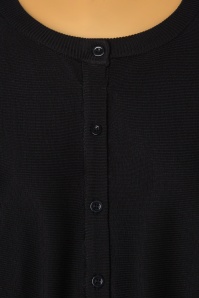 Compania Fantastica - 60s Babs A-Line Cardigan in Black 3