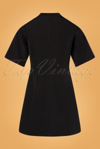 Compania Fantastica - Mika Mini Dress Années 60 en Noir 2