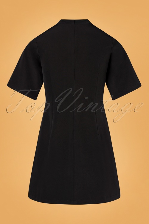 Compania Fantastica - Mika mini jurk in zwart 2