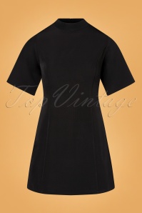 Compania Fantastica - Mika mini jurk in zwart