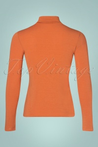 Compania Fantastica - Chiloe Rollkragen Shirt in Orange 2