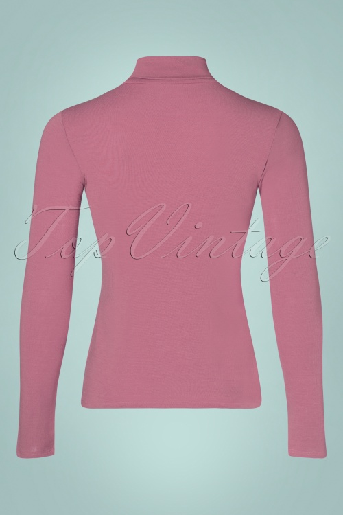 Compania Fantastica - Chiloe Rollkragen Shirt in Pink 3