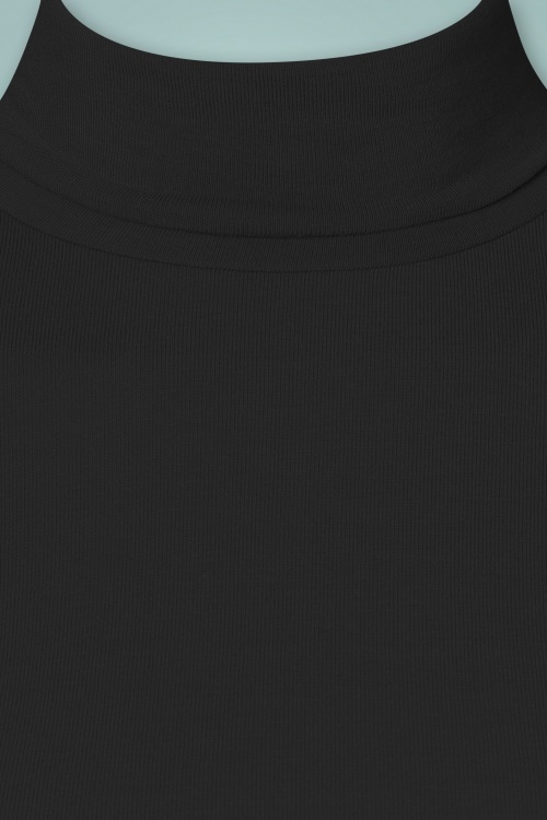 Compania Fantastica - Chiloe Rollkragen Shirt in Schwarz 3
