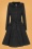 Collectif 43800 Olivia Padded Lining Hooded Swing Coat Black 20220823 020LW
