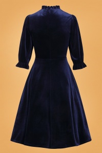 Bunny - 50s Orion Mid Dress in Blue 4
