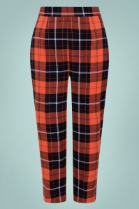 Bunny - 50s Clementine Trousers in Orange 2