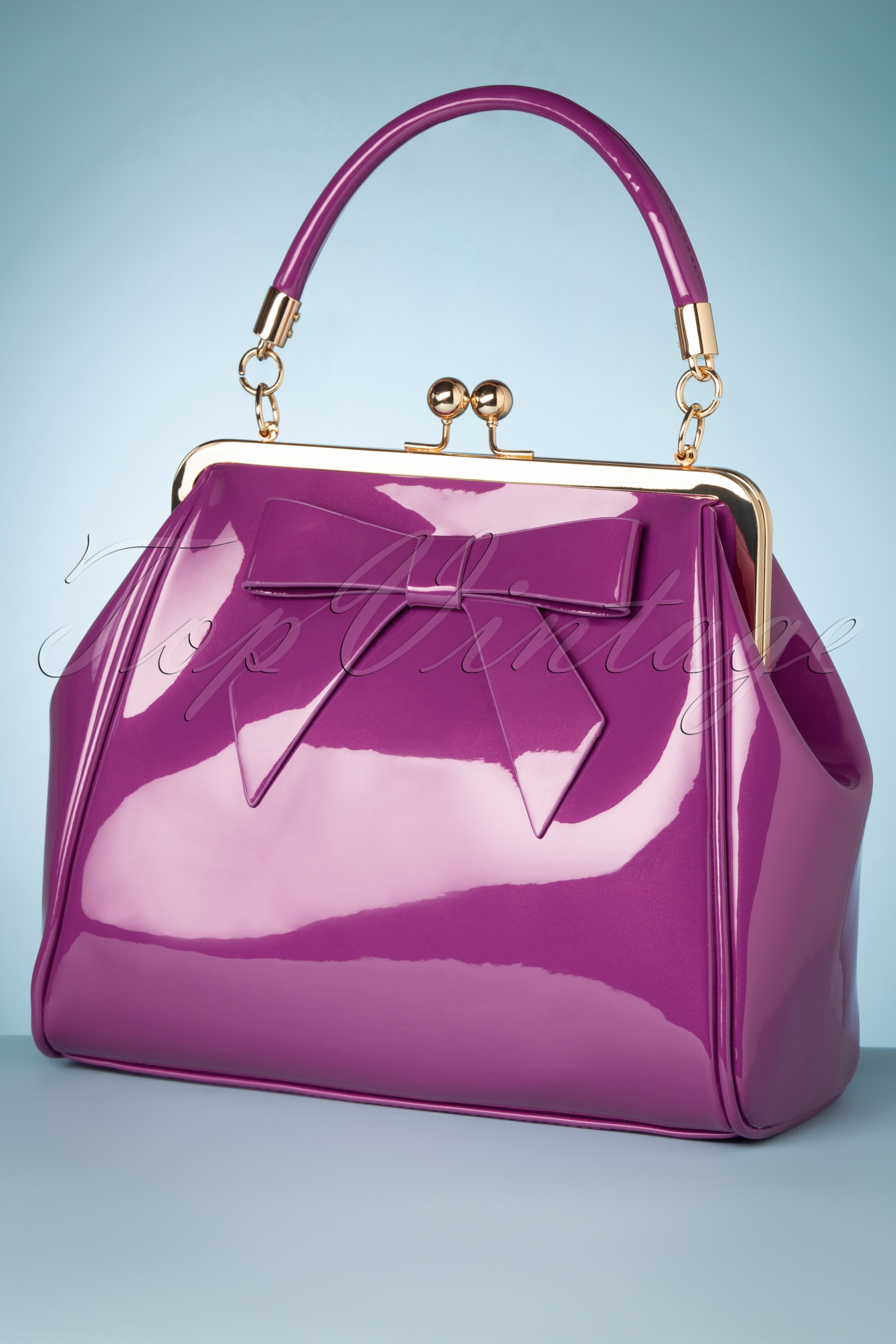 Banned Retro - American Vintage Patent tas in fuchsia