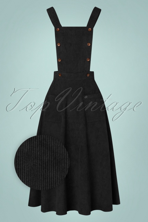 Plaid Vintage-Style Pinafore Mini Dress Dark Academia Fashion