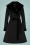 50s Simone Coat in Black