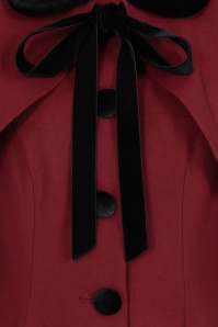 Bunny - 50s Anouk Coat in Red 5