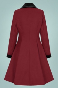 Bunny - 50s Anouk Coat in Red 7