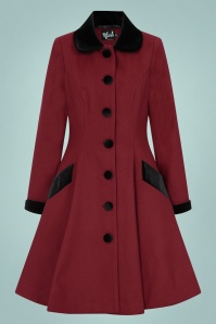 Bunny - 50s Anouk Coat in Red 3