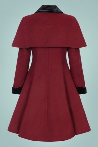 Bunny - 50s Anouk Coat in Red 6