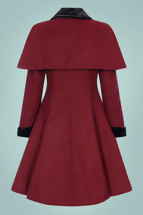 Bunny - 50s Anouk Coat in Red 6