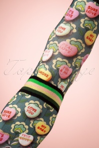 XPOOOS - Amore Socks en Vert 2