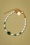 Pearl Bracelet Années 50 en Vert Sarcelle