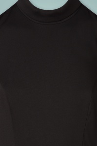 Topvintage Boutique Collection - Topvintage exclusive ~ Sandra swing jurk in zwart 4