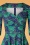 TopVintage Boutique 42916 Amelia Long Sleeve Swing Dress Navy 220714 505 V