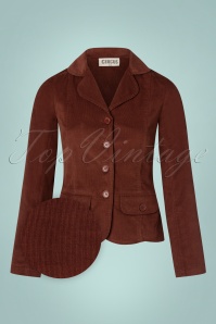 Circus - 70s Conny Cord Jacket in Fired Brick