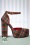 Lola Ramona - Marilyn Melba Vegan Tartan Platform Pumps Années 70 en Vert Foncé 3