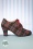 Lola Ramona - Ava Clan Vegan Tartan Shoe Booties Années 50 en Vert Foncé 3