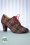 Lola Ramona - Ava Clan Vegan Tartan Shoe Booties Années 50 en Vert Foncé