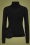 70s Quincy Turtleneck Knitted Top in Black