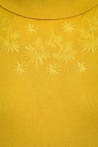 Bright and Beautiful - Quincy Turtleneck Knitted top in mosterd 3