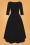 Collectif 43912 Lydia Dip Hem Dress Black 20220825 021LW