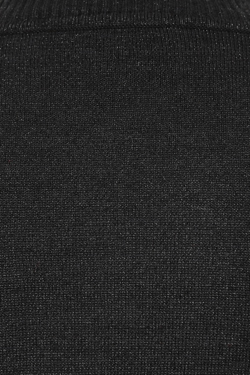 Collectif Clothing - 50s Jean Glitter Bolero in Black 3