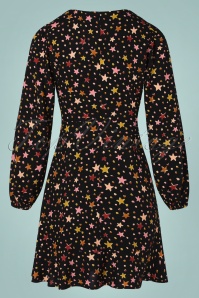 Sugarhill Brighton - 60s Juliette Cutout Stars Fit and Flare Dress in Black 3