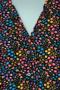 Sugarhill Brighton - Alicia Ditsy Floral Frill Edge blouse in multi 3