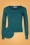 Topvintage Boutique 43904 Bella Pullover Long Sleeve Teal 310822 601Z