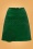 60s Dylan Cord A-Line Mini Skirt in Green