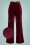 70s Charridy Wide Trousers in Wine