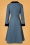 Banned 43188 Her Higness Coat In Blue 070422 606W