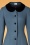 Banned Retro - Her Highness Coat Années 50 en Bleu 2