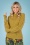 60s Joanie Farfalle Raglan Top in Sunshine Yellow