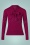 50s Ellen Bow Cottonclub Top in Beaujolais Red