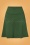 60s Border Skirt Milano in Kale Green