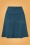 60s Border Skirt Milano in Sailor Blue