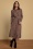 Sheeva Hotspot Dress Années 70 en Rouge Minéral