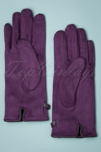 Powder - Genevive handschoenen in Damson paars 3