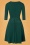 Vintage Chic 44255 Swing dress forest green 220907 610W