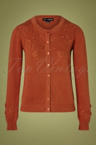 Pretty Vacant - Barcelona vest in rusty orange 
