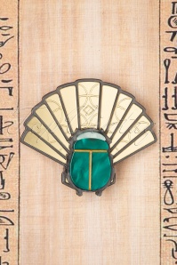 Erstwilder - The Heart of Egypt Scarab broche